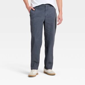 Men's Straight Leg Pull-On Pants - Goodfellow & Co Gray XL
